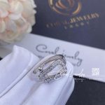 Fred Force 10 Ring Medium Model 18k White Gold And Diamonds 4b0379 (4)