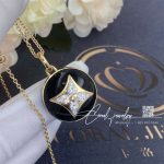 Louis Vuitton B Blossom Medallion, Yellow Gold, White Gold, Onyx And Diamonds Q93746 (1)