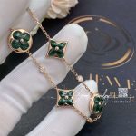 Louis Vuitton Bracelet Color Blossom Bb Multi Motifs Malachite Q95698 (6)