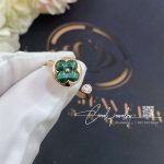 Louis Vuitton Color Blossom Mini Sun Ring, Pink Gold, Malachite And Diamond Q9n08g (1)