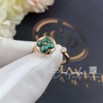 Louis Vuitton Color Blossom Mini Sun Ring, Pink Gold, Malachite And Diamond Q9n08g (4)