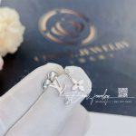 Louis Vuitton Idylle Blossom Lv Ear Stud, White Gold And Diamond Q96544 (1)