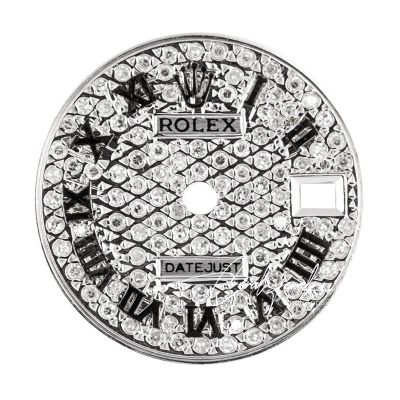 Custom Diamond Paved Dial For Rolex Datejust 26