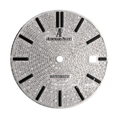 Custom Diamond Paved Dial For Audemars Piguet Royal Oak 41 