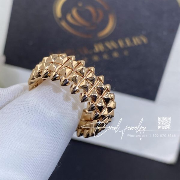 Cartier Clash De Cartier Ring Double Row Model Rose Gold Ref. B4237800 (3)