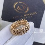 Cartier Clash De Cartier Ring Double Row Model Rose Gold Ref. B4237800 (6)