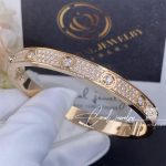 Cartier Love Bracelet, Diamond Paved Rose Gold Ref. N6033602 (1)