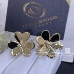 Van Cleef & Arpels Frivole Earrings, Large Model Yellow Gold, Diamond Vcarb65900 (3)