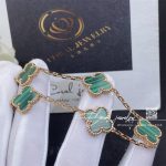 Van Cleef & Arpels Vintage Alhambra Chalcedony Rose Gold Bracelet (2)