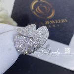 Pasquale Bruni Giradini Segreti Three Leaf Ring In 18k White Gold With Diamonds (4)