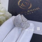 Pasquale Bruni Giradini Segreti Three Leaf Ring In 18k White Gold With Diamonds (5)