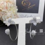 Pasquale Bruni Petit Garden Earrings In 18k White Gold With Diamonds, Medium Flower (15)