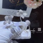 Pasquale Bruni Petit Garden Earrings In 18k White Gold With Diamonds, Medium Flower (18)