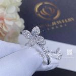 Pasquale Bruni Petit Garden Ring In 18k White Gold With Diamonds, Small Flower (2)