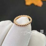 Van Cleef & Arpels Perlée Pearls Of Gold Ring, Small Model Rose Gold Vcarn33000