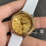 Replica Omega De Ville Prestige 32 Gold Case Yellow Dial 424.22.33.20.55 (3)