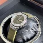 Replica Gsf Hublot Classic Fusion Stainless Steel 33mm Greener Dial Swiss Quartz Movement Watch (3)