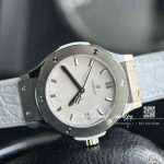 Replica Gsf Hublot Classic Fusion Stainless Steel 33mm White Dial Swiss Quartz Movement Watch (7)