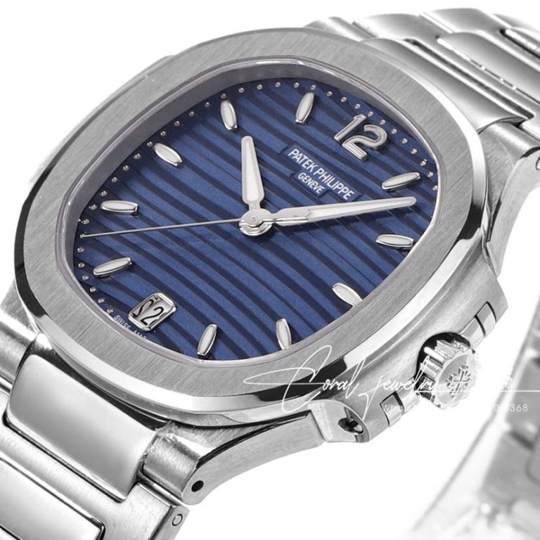 Replica Patek Philippe Nautilus Nautilus 7118 Lady 3kf Ss Blue Dial Swiss 324 Sc (2)