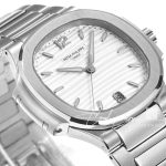 Replica Patek Philippe Nautilus 7118 Lady 3kf Ss White Dial Swiss 324 Sc (3)