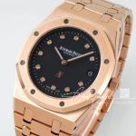 Replica Audemars Piguet Royal Oak 15202 39mm Black Dial In Rose Gold Swiss 2121 (3)