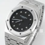 Replica Audemars Piguet Royal Oak Extra Thin 39mm 15202 Zf Ss Black Dial Switzerland 2121 (3)