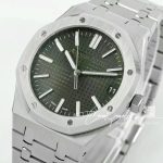 Replica Audemars Piguet Royal Oak Extra Thin 39mm 15202 Zf Ss Greener Dial Swiss 2121 (3)