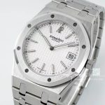 Replica Audemars Piguet Royal Oak Extra Thin 39mm 15202 Zf Ss White Dial Switzerland 2121 (3)