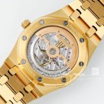 Replica Audemars Piguet Royal Oak Extra Thin 39mm 15202 Zf Yg Champagne Dial Swiss 2121 (9)