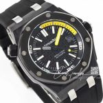 Replica Audemars Piguet Royal Oak Offshore Diver 15706 Jf V6f Forged Carbon Black Dial Swiss 3120 (3)