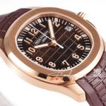 Replica Patek Philippe Aquanaut Jumbo 5167r 001 Zf V3 Rg Brown Dial Swiss 324sc (6)