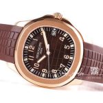 Replica Patek Philippe Aquanaut Jumbo 5167r 001 Zf V3 Rg Brown Dial Swiss 324sc (7)