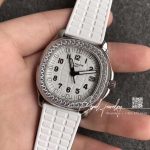 Replica Patek Philippe Aquanaut Luce Ladies 5067a 024 Ppf Ss & Diamonds White Dial Swiss E23 250sc (2)