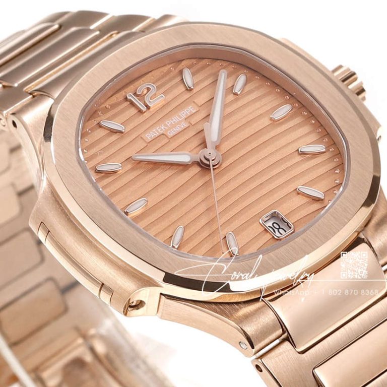 Replica Patek Philippe Ladies Nautilus 71181200r Pf Rg Rg Dial Swiss 324sc (2)