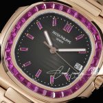 Replica Patek Philippe Nautilus 5711 Grf Rg Black Dial Purple Diamond Bezel Swiss 324 Sc (4)