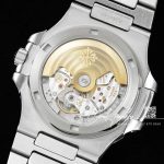 Replica Patek Philippe Nautilus 5711 Grf Ss White Dial Purple Diamond Bezel Swiss 324 Sc (9)