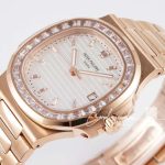 Replica Patek Philippe Nautilus 5711 Ppf V4 Rg & Diamond White Dial Swiss 324sc (3)