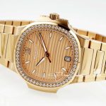 Replica Patek Philippe Nautilus 57111a Ppf V4 Rg & Diamond Rose Dial Swiss 324sc (7)