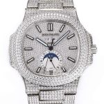 Replica Patek Philippe Nautilus Anual Calendar 5726 R8f Ss & Diamonds Diamond Dial Swiss 324s (2)