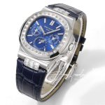 Replica Patek Philippe Nautilus Perpetual Calendar 5740 Ppf Blue Dial Diamond Bezel Swiss 240 Ps (2)