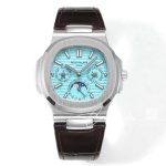 Replica Patek Philippe Nautilus Perpetual Calendar 5740 Ppf Ss Azure Dial Swiss 240 Ps (1)