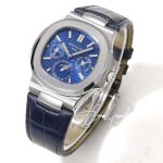 Replica Patek Philippe Nautilus Perpetual Calendar 5740 Ppf Ss Blue Dial Swiss 240 Ps (2)