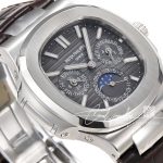 Replica Patek Philippe Nautilus Perpetual Calendar 5740 Ppf Ss Gray Dial Swiss 240 Ps (5)