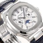 Replica Patek Philippe Nautilus Perpetual Calendar 5740 Ppf Ss White Dial Swiss 240 Ps (5)