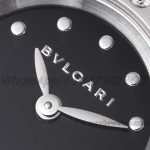 Replica Bvlgari B.zero Bvf Black Dial In Steel On Black Ceramic Bracelet (4)