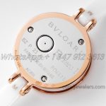 Replica Bvlgari B.zero Bvf Mop Dial In Rose Gold On White Ceramic Bracelet (6)