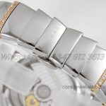 Replica Bvlgari Lvcea Bvf Black Dial In Rose Goldsteel With Diamond Bezel (8)