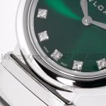 Replica Bvlgari Lvcea Bvf Emerald Green Dial In Steel (4)