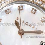 Replica Bvlgari Lvcea Bvf Mop Dial In Rose Goldsteel With Diamond Bezel (3)