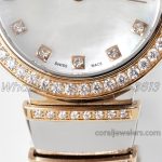 Replica Bvlgari Lvcea Bvf Mop Dial In Rose Goldsteel With Diamond Bezel (4)